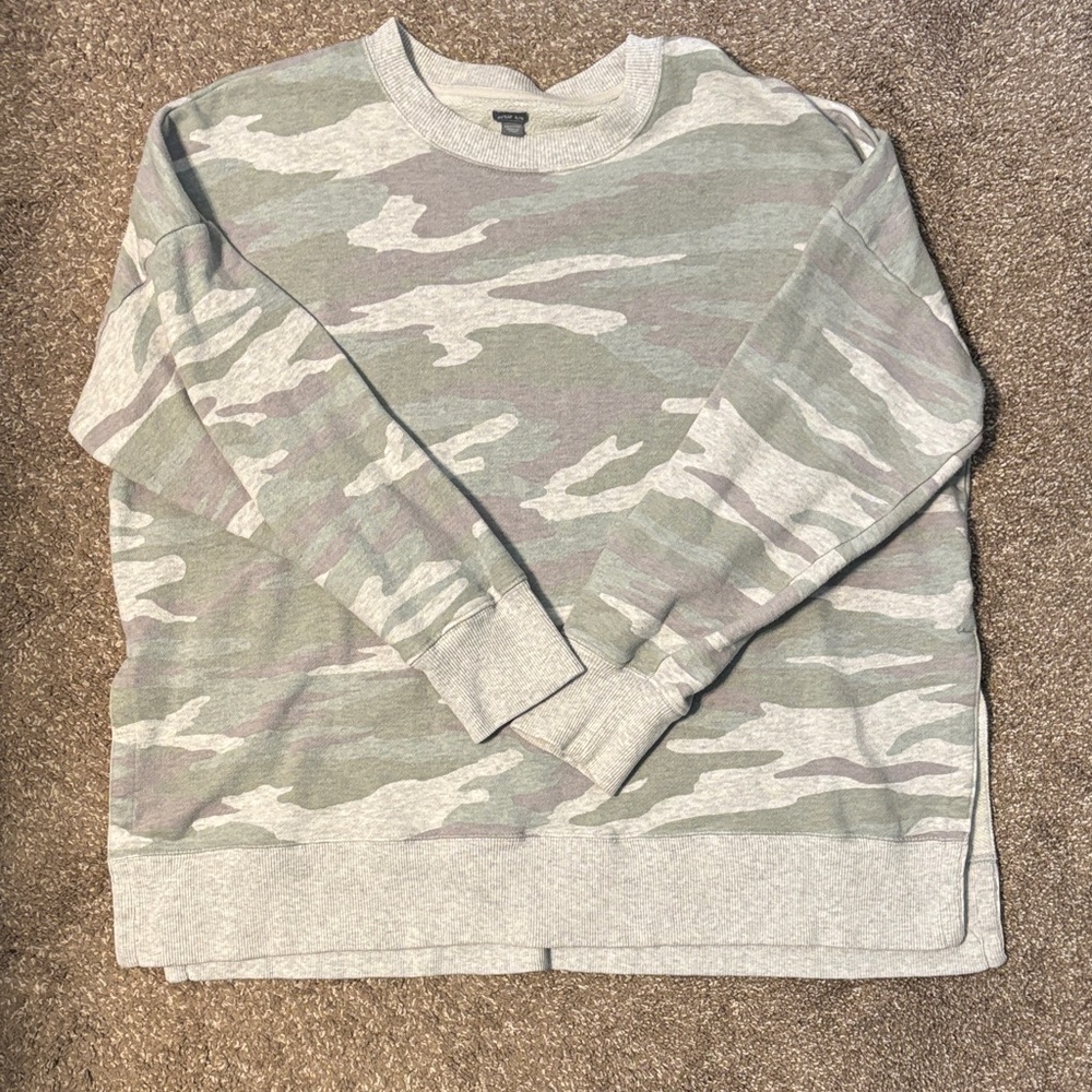 Aerie Camouflage Crewneck